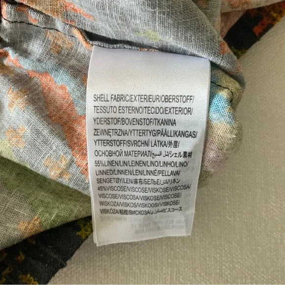 FARM Rio Multicolor One-Shoulder Crop Top - Picture 4 of 7